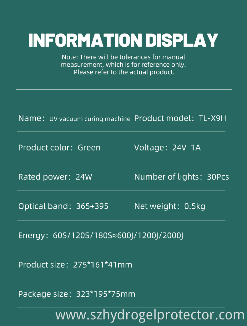 Uv Vacuum Curing Machine